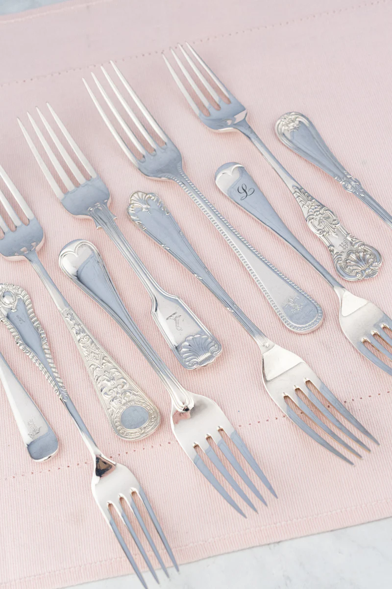 Vintage Silverplate Hotel Flatware - Salad / Dessert Fork - Image 6